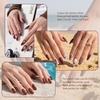 image:imageArtdone Sheer Gel Nail Polish Set Jelly UV Gel 6 Colors Translucent Milky White Pink Nude Brown Colors Nail Polish For All Seasons Neutral Soak off LED Lamp Gel Manicure Kit For Nail ArtDark brown  Hema Free  Solid