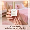 image:imageArtdone Sheer Gel Nail Polish Set Jelly UV Gel 6 Colors Translucent Milky White Pink Nude Brown Colors Nail Polish For All Seasons Neutral Soak off LED Lamp Gel Manicure Kit For Nail Artlight nude color  Hema Free  Solid