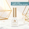 image:imageArtdone Sheer Gel Nail Polish Set Jelly UV Gel 6 Colors Translucent Milky White Pink Nude Brown Colors Nail Polish For All Seasons Neutral Soak off LED Lamp Gel Manicure Kit For Nail ArtIce Blue HEMAFREE