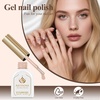 image:imageArtdone Sheer Gel Nail Polish Set Jelly UV Gel 6 Colors Translucent Milky White Pink Nude Brown Colors Nail Polish For All Seasons Neutral Soak off LED Lamp Gel Manicure Kit For Nail ArtNude color  Hema Free  Solid