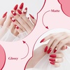 image:imageArtdone Sheer Gel Nail Polish Set Jelly UV Gel 6 Colors Translucent Milky White Pink Nude Brown Colors Nail Polish For All Seasons Neutral Soak off LED Lamp Gel Manicure Kit For Nail ArtRed  Hema Free  Solid