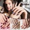 image:imageArtdone Sheer Gel Nail Polish Set Jelly UV Gel 6 Colors Translucent Milky White Pink Nude Brown Colors Nail Polish For All Seasons Neutral Soak off LED Lamp Gel Manicure Kit For Nail ArtSolidOvercast Sky