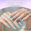 image:imageArtdone Sheer Gel Nail Polish Set Jelly UV Gel 6 Colors Translucent Milky White Pink Nude Brown Colors Nail Polish For All Seasons Neutral Soak off LED Lamp Gel Manicure Kit For Nail ArtSolidSunshine And Beach