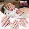image:imageArtdone Sheer Gel Nail Polish Set Jelly UV Gel 6 Colors Translucent Milky White Pink Nude Brown Colors Nail Polish For All Seasons Neutral Soak off LED Lamp Gel Manicure Kit For Nail ArtSolidBaby Pink