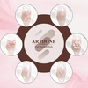 image:imageArtdone Sheer Gel Nail Polish Set Jelly UV Gel 6 Colors Translucent Milky White Pink Nude Brown Colors Nail Polish For All Seasons Neutral Soak off LED Lamp Gel Manicure Kit For Nail ArtSheer light pink Hemafree