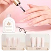 image:imageArtdone Sheer Gel Nail Polish Set Jelly UV Gel 6 Colors Translucent Milky White Pink Nude Brown Colors Nail Polish For All Seasons Neutral Soak off LED Lamp Gel Manicure Kit For Nail ArtSheer light pink Hemafree