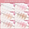 image:imageArtdone Sheer Gel Nail Polish Set Jelly UV Gel 6 Colors Translucent Milky White Pink Nude Brown Colors Nail Polish For All Seasons Neutral Soak off LED Lamp Gel Manicure Kit For Nail ArtSheer Milky Nude Pink
