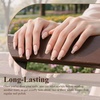 image:imageArtdone Sheer Gel Nail Polish Set Jelly UV Gel 6 Colors Translucent Milky White Pink Nude Brown Colors Nail Polish For All Seasons Neutral Soak off LED Lamp Gel Manicure Kit For Nail Artlight nude color  Hema Free  Solid