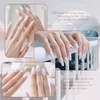 image:imageArtdone Sheer Gel Nail Polish Set Jelly UV Gel 6 Colors Translucent Milky White Pink Nude Brown Colors Nail Polish For All Seasons Neutral Soak off LED Lamp Gel Manicure Kit For Nail ArtWhite  Hema Free  Solid