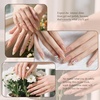 image:imageArtdone Sheer Gel Nail Polish Set Jelly UV Gel 6 Colors Translucent Milky White Pink Nude Brown Colors Nail Polish For All Seasons Neutral Soak off LED Lamp Gel Manicure Kit For Nail ArtNude color  Hema Free  Solid
