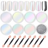 8 jars pearl chrome