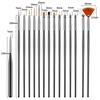 image:imageArtdone 10pcs Nail Art Brushes Set Dotting ToolsStriping Brushes for Long Lines Thin Details Sculpting Pattern Tracing Stylus Ball Embossing StyluFine Drawing Pen For Gel Polish Design Supply31Pcs