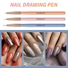 image:imageArtdone Nail Dotting Tools Doubleended Nail Art Brushes Kit Nail Art Gel Polish Liner Brushes Design Pen For Nail Drawing And Nail Paint Brushes Small Detail BrushesColorfully kit