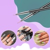 image:imageArtdone Nail Dotting Tools Doubleended Nail Art Brushes Kit Nail Art Gel Polish Liner Brushes Design Pen For Nail Drawing And Nail Paint Brushes Small Detail BrushesBlack