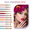 image:imageArtdone Nail Dotting Tools Doubleended Nail Art Brushes Kit Nail Art Gel Polish Liner Brushes Design Pen For Nail Drawing And Nail Paint Brushes Small Detail BrushesColorfully kit