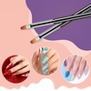 image:imageArtdone Nail Dotting Tools Doubleended Nail Art Brushes Kit Nail Art Gel Polish Liner Brushes Design Pen For Nail Drawing And Nail Paint Brushes Small Detail BrushesBlack
