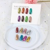 image:imageArtdone 2 Jars Chrome Nail Pearl Powder Silver and Gold Iridescent Aurora Powder Metallic Mirror Effect Pigment Pearlescent Mermaid Pearl Dust Kit Decoration Acrylic Resin Craft16 pcs colorful
