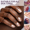 image:imageArtdone 2 Jars Chrome Nail Pearl Powder Silver and Gold Iridescent Aurora Powder Metallic Mirror Effect Pigment Pearlescent Mermaid Pearl Dust Kit Decoration Acrylic Resin Craft16 pcs colorful